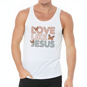 Christian Love Like Jesus Easter Day Womens Girls Kids Tank Top 3 6