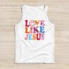 Christian Love Like Jesus Easter Day Womens Girls Kids Tank Top