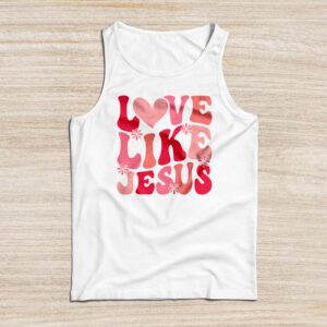 Christian Love Like Jesus Easter Day Womens Girls Kids Tank Top
