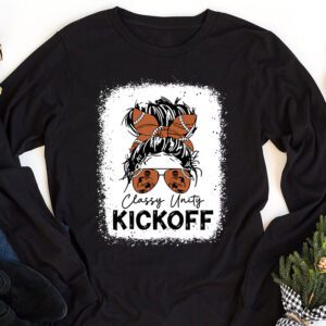 Classy Until Kickoff American Football Lover Game Day Longsleeve Tee 1 4
