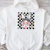 Cute Bunny Rabbit Face Groovy Glasses Girl Happy Easter Day Hoodie