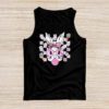 Cute Bunny Rabbit Face Groovy Glasses Girl Happy Easter Day Tank Top