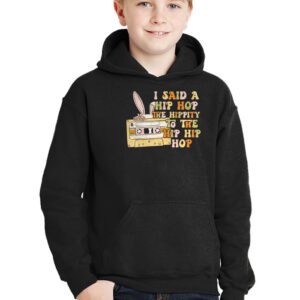 Cute Easter Bunny Shirt I Said A Hip Hop Funny Kids Boys Hoodie 3 5