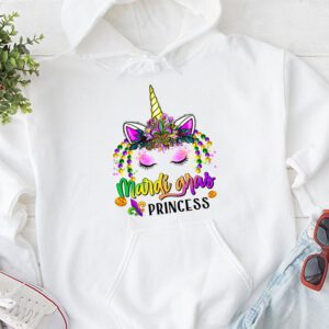 Cute Mardi Gras Princess Shirt Kids Toddler Girl Outfit Hoodie 1 3