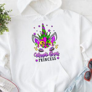 Cute Mardi Gras Princess Shirt Kids Toddler Girl Outfit Hoodie 1 4