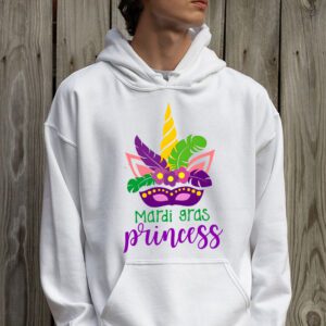 Cute Mardi Gras Princess Shirt Kids Toddler Girl Outfit Hoodie 2 1