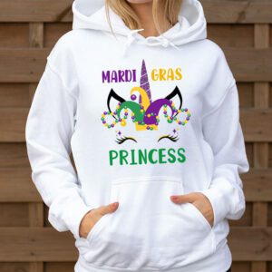 Cute Mardi Gras Princess Shirt Kids Toddler Girl Outfit Hoodie 3