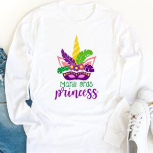 Cute Mardi Gras Princess Shirt Kids Toddler Girl Outfit Longsleeve Tee 1 1