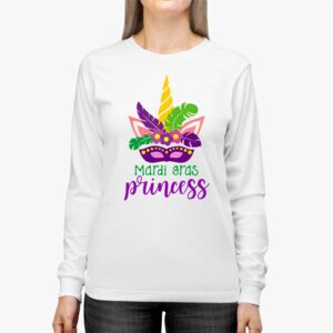 Cute Mardi Gras Princess Shirt Kids Toddler Girl Outfit Longsleeve Tee 2 1