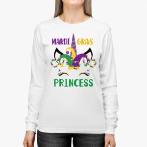 Cute Mardi Gras Princess Shirt Kids Toddler Girl Outfit Longsleeve Tee 2