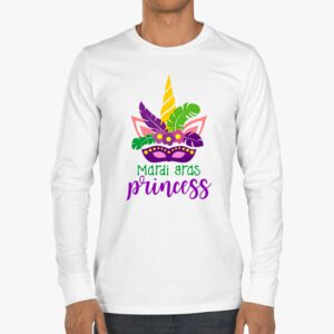 Cute Mardi Gras Princess Shirt Kids Toddler Girl Outfit Longsleeve Tee 3 1