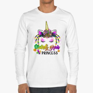 Cute Mardi Gras Princess Shirt Kids Toddler Girl Outfit Longsleeve Tee 3 3