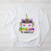Cute Mardi Gras Princess Shirt Kids Toddler Girl Outfit Longsleeve Tee