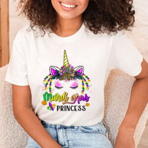 Cute Mardi Gras Princess Shirt Kids Toddler Girl Outfit T Shirt 1 3