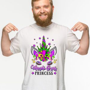 Cute Mardi Gras Princess Shirt Kids Toddler Girl Outfit T Shirt 2 4