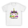 Cute Mardi Gras Princess Shirt Kids Toddler Girl Outfit T-Shirt