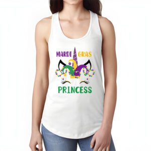 Cute Mardi Gras Princess Shirt Kids Toddler Girl Outfit Tank Top 1