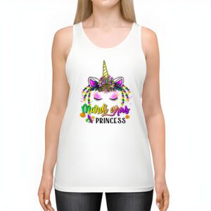 Cute Mardi Gras Princess Shirt Kids Toddler Girl Outfit Tank Top 2 3