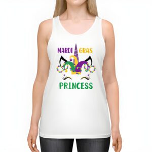 Cute Mardi Gras Princess Shirt Kids Toddler Girl Outfit Tank Top 2