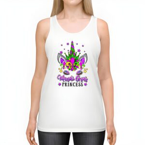 Cute Mardi Gras Princess Shirt Kids Toddler Girl Outfit Tank Top 2 4