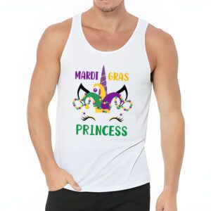 Cute Mardi Gras Princess Shirt Kids Toddler Girl Outfit Tank Top 3