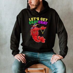 Dabbing Crawfish Costume Kids Toddler Boys Men Mardi Gras Hoodie 2 1