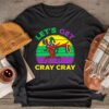 Dabbing Crawfish Costume Kids Toddler Boys Men Mardi Gras Longsleeve Tee