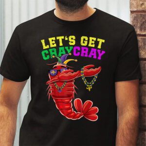 Dabbing Crawfish Costume Kids Toddler Boys Men Mardi Gras T Shirt 2 1