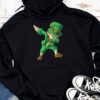 Dabbing Leprechaun Funny Gifts Men Kids Boys St Patricks Day Hoodie