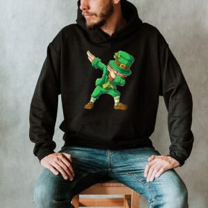 Dabbing Leprechaun Funny Gifts Men Kids Boys St Patricks Day Hoodie 2