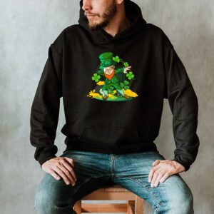 Dabbing Leprechaun Funny Gifts Men Kids Boys St Patricks Day Hoodie 2 4