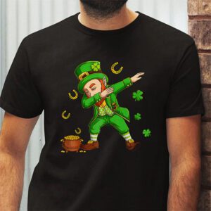 Dabbing Leprechaun Funny Gifts Men Kids Boys St Patricks Day T Shirt 2 1