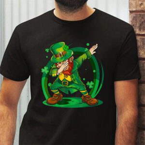 Dabbing Leprechaun Funny Gifts Men Kids Boys St Patricks Day T Shirt 2 2