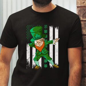 Dabbing Leprechaun Funny Gifts Men Kids Boys St Patricks Day T Shirt 2 3