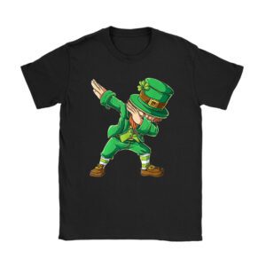 Dabbing Leprechaun Funny Gifts Men Kids Boys St Patricks Day T-Shirt