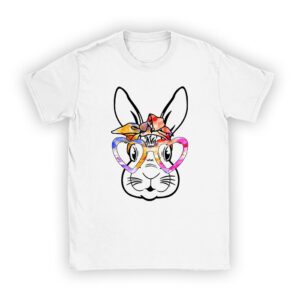 Easter Bunny Shirt Girl Ladies Kids Easter Easter Gift T-Shirt