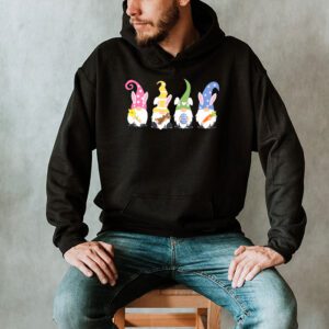 Easter Bunny Spring Gnome Easter Egg Hunting And Basket Gift Hoodie 2 4