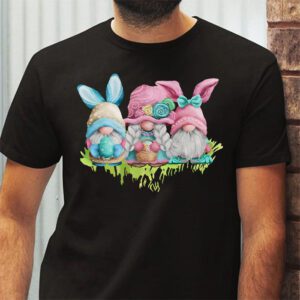 Easter Bunny Spring Gnome Easter Egg Hunting And Basket Gift T Shirt 2 3