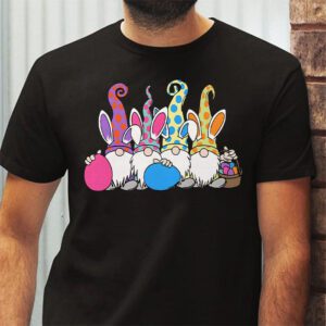 Easter Bunny Spring Gnome Easter Egg Hunting And Basket Gift T Shirt 2