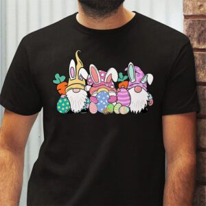 Easter Bunny Spring Gnome Easter Egg Hunting And Basket Gift T Shirt 2 5