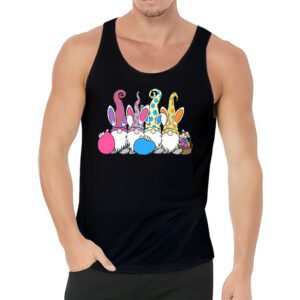 Easter Bunny Spring Gnome Easter Egg Hunting And Basket Gift Tank Top 3