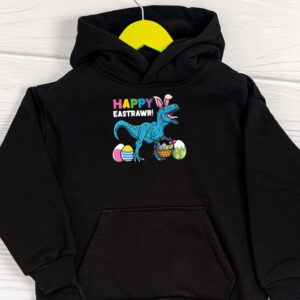 Easter Day Dinosaur Funny Happy Eastrawr T Rex Easter Hoodie 1