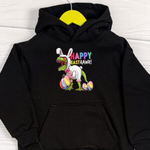 Easter Day Dinosaur Funny Happy Eastrawr T Rex Easter Hoodie 1 4