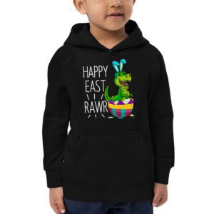 Easter Day Dinosaur Funny Happy Eastrawr T Rex Easter Hoodie 2 1