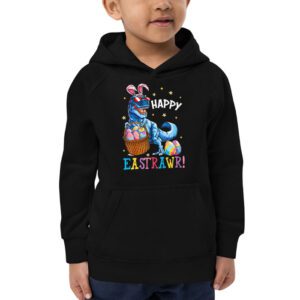 Easter Day Dinosaur Funny Happy Eastrawr T Rex Easter Hoodie 2 2