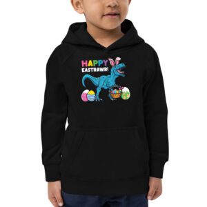 Easter Day Dinosaur Funny Happy Eastrawr T Rex Easter Hoodie 2