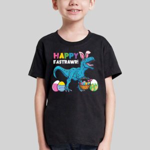 Easter Day Dinosaur Funny Happy Eastrawr T Rex Easter T Shirt 1