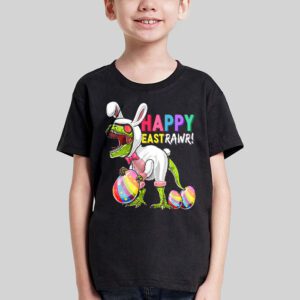 Easter Day Dinosaur Funny Happy Eastrawr T Rex Easter T Shirt 1 4
