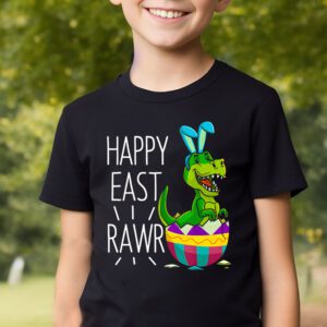 Easter Day Dinosaur Funny Happy Eastrawr T Rex Easter T Shirt 2 1