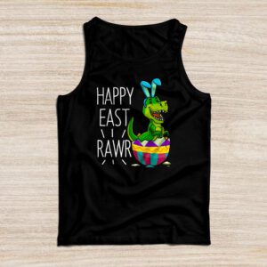 Easter Day Dinosaur Funny Happy Eastrawr T Rex Easter Tank Top